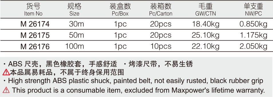 双色包胶公制手提钢卷尺(图1)