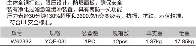 防爆型乙炔减压器(图1)