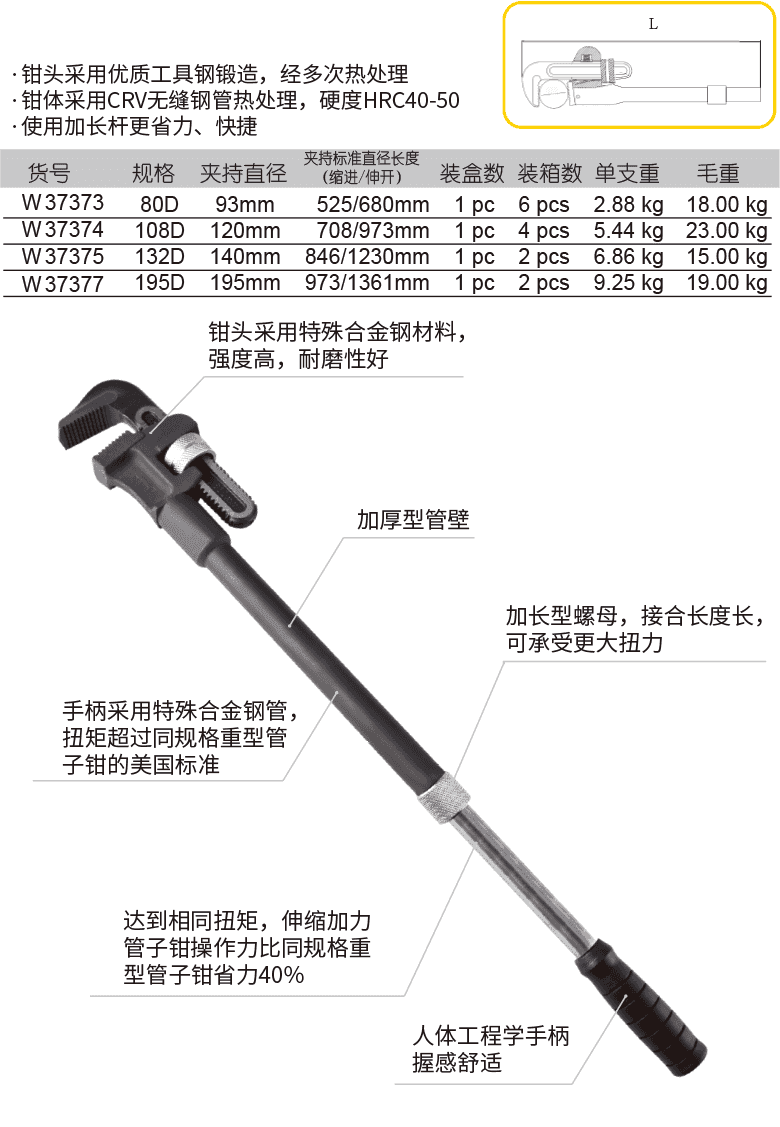 加力管子钳(图1)